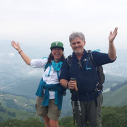 Peter & Maggie Devlin on their trek for Usher Syndrome
